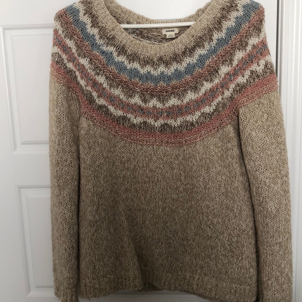 Knit sweater from Garage.